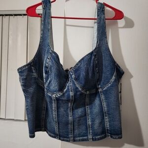Forever 21 Denim Top